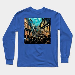 Starry Night in Diagon Alley Long Sleeve T-Shirt